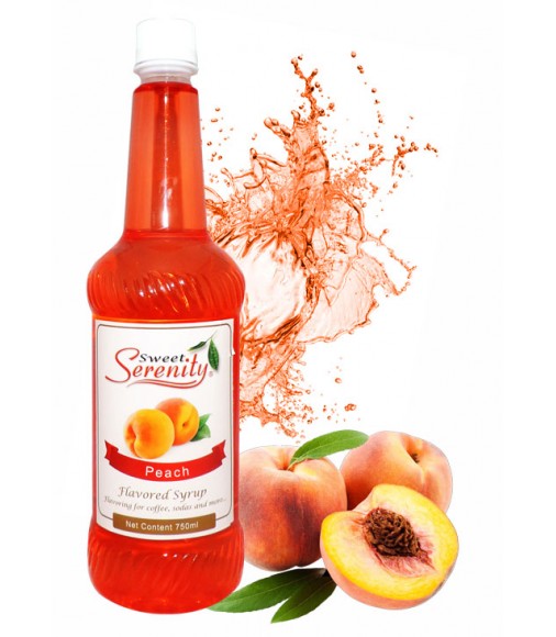 Sweet Serenity Peach Flavored Syrup