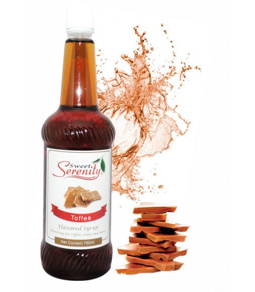 Sweet Serenity Toffee Flavored Syrup