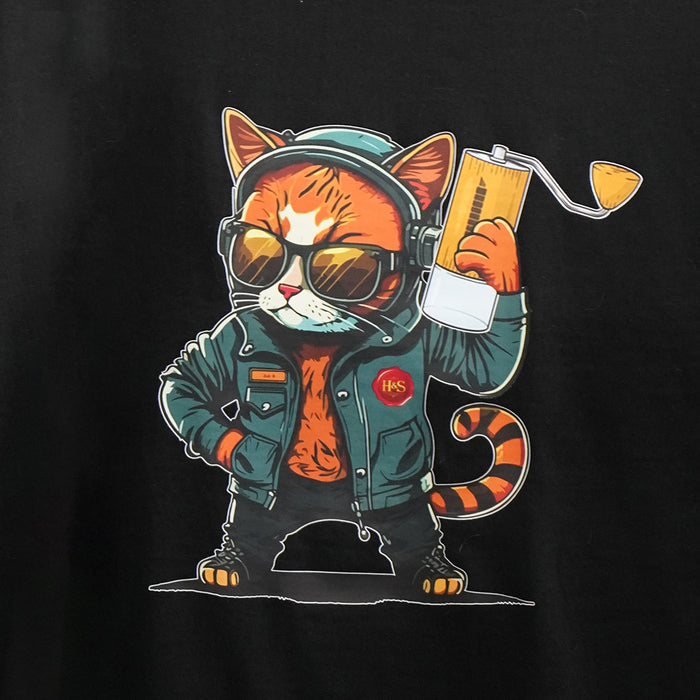 Coffee Rockstars Cat T-shirt
