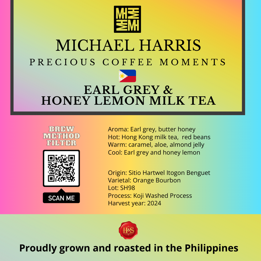 Michael Harris' Precious coffee moments: Earl Grey & Honey Lemon milk tea 200g