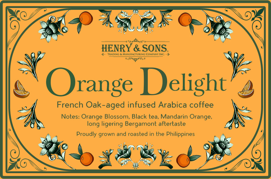 Orange Delight Roasted Coffee Beans (250g)