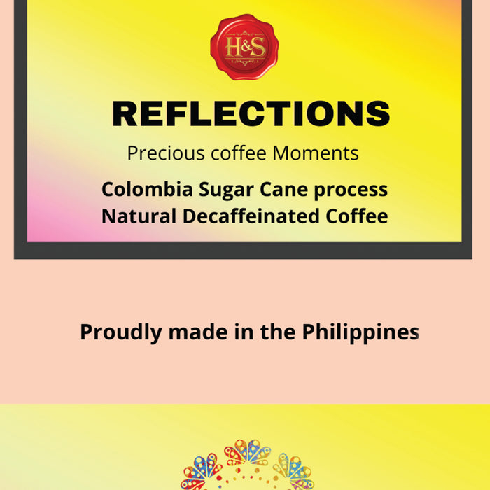 Reflections: Colombia Sugar Cane process Decaf, 100g