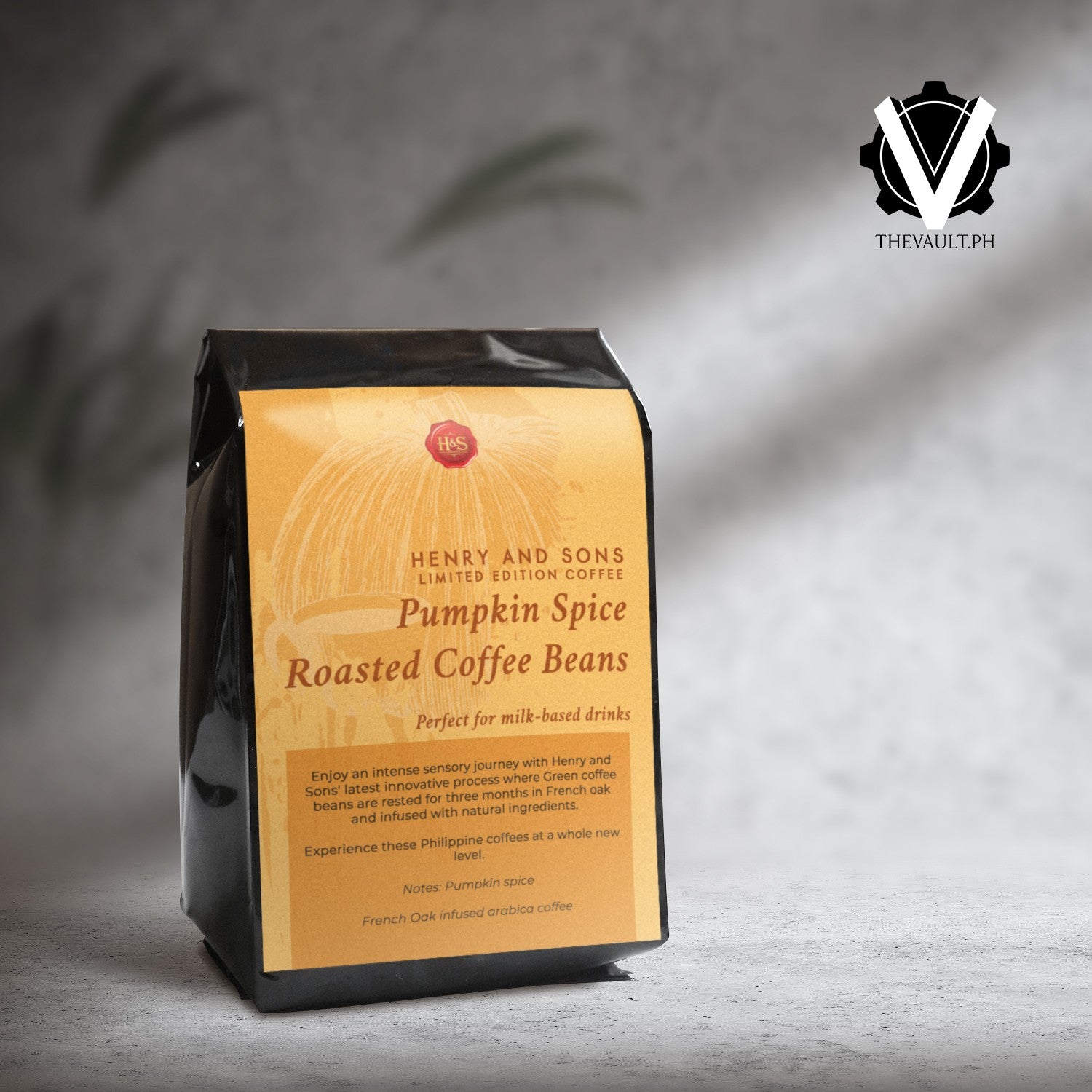 Pumpkin Spice Roasted Coffee Grounds ( 250g)