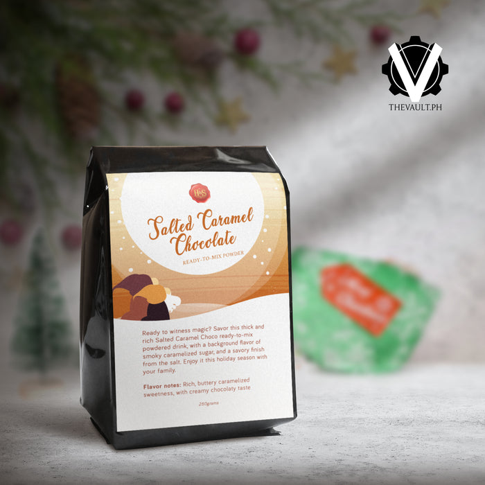 Holiday Selection: Salted Caramel Chocolate (ready-to-mix powder) 500g