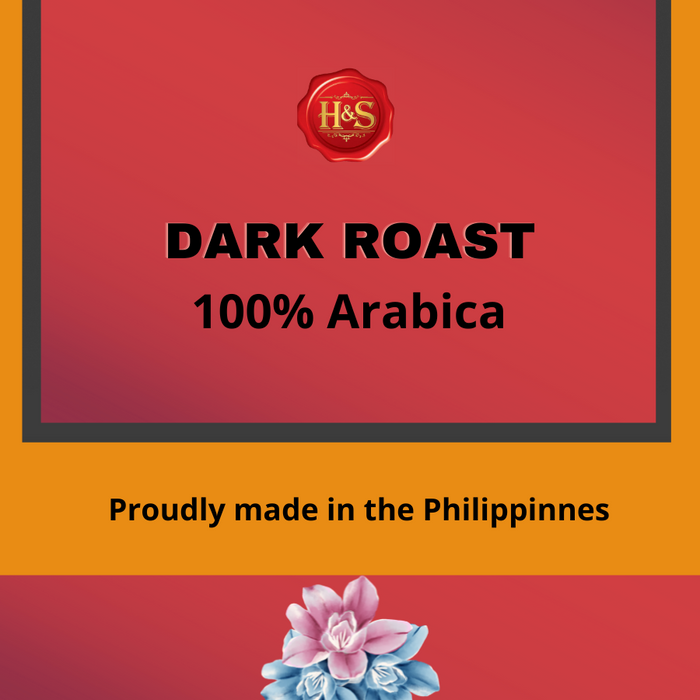 100% Dark Roast Arabica, 500g