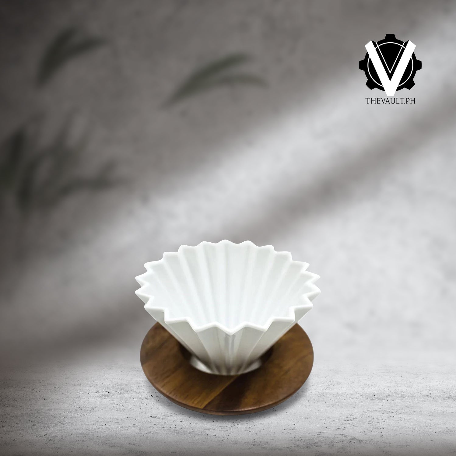 Origami Dripper Holder Dark Brown — thevault.ph