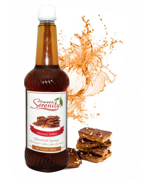 Sweet Serenity Almond Toffee Flavored Syrup