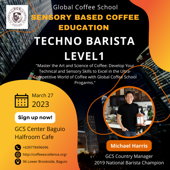 Global Coffee School x Halfroom Cafe: Techno Barista L1