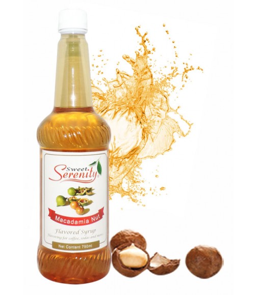 Sweet Serenity Macadamia Nut Flavored Syrup